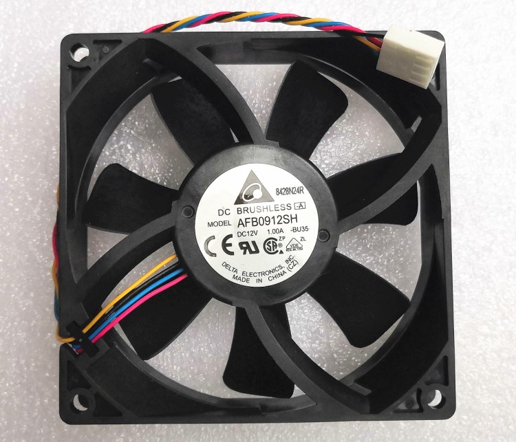 Original DELTA AFB0912SH Cooling Fan 12V 1A 12W 4wires AFB0912SH Fans